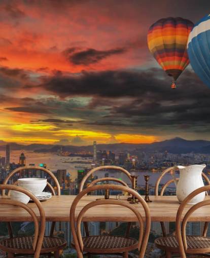 Hot Air Balloon over Hong Kong Hot Air Balloon over Hong Kong Wallpaper Hot Air Balloon over Hong Kong Hot Air Balloon over Hong Kong Wallpaper