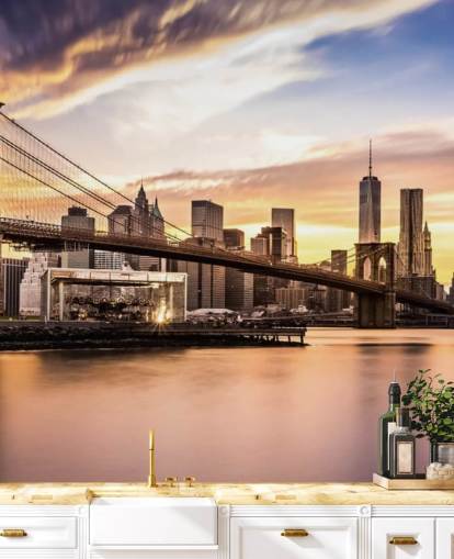 papier peint new york au coucher du soleil papier peint new york au coucher du soleil