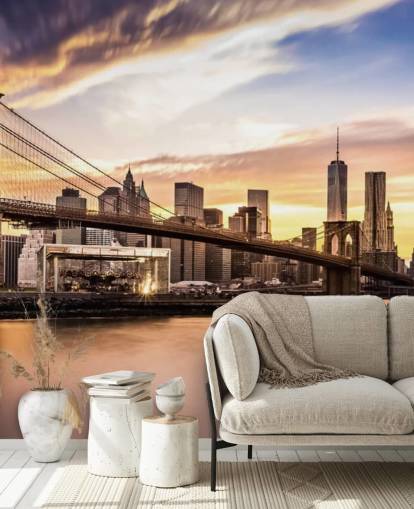 new york at sunset wallpaper new york at sunset wallpaper