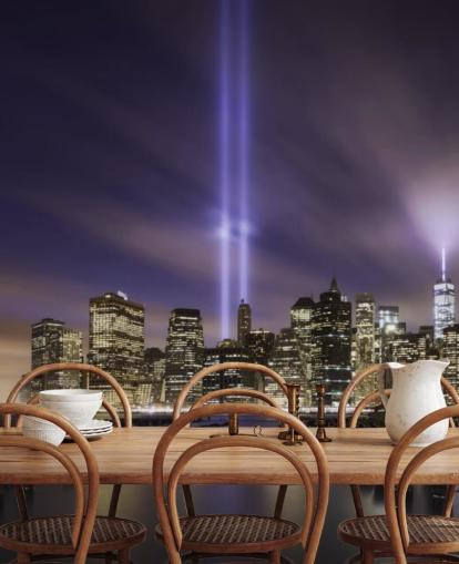 Carta da parati murale con New York