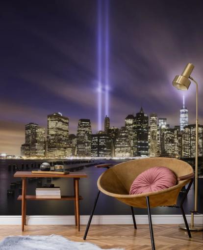 New Yorkin seinämaalaus taustakuva