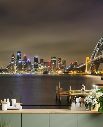 papel de parede à noite sydney bridge papel de parede à noite sydney bridge