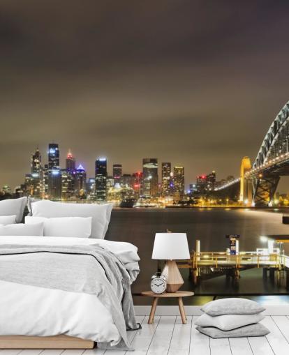 in der Nacht Sydney Bridge Tapete in der Nacht Sydney Bridge Tapete