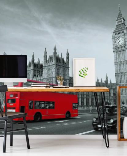 Papel de Parede London Bus