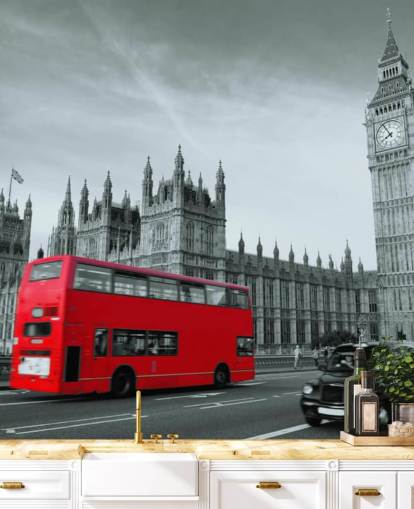 Carta da parati London Bus