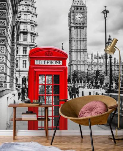Telefoonbox behang