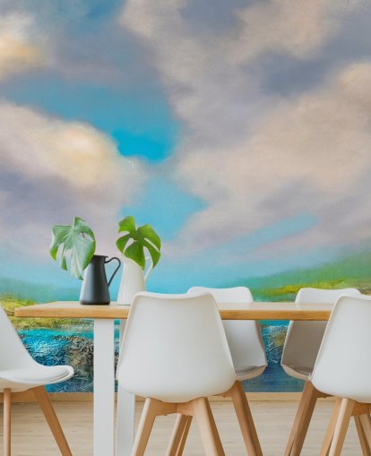 abstract painting of a waterfall wallpaper abstract painting of a waterfall wallpaper