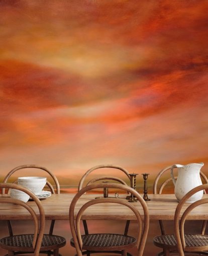 papel de parede de paisagem abstrata laranja e vermelho papel de parede de paisagem abstrata laranja e vermelho