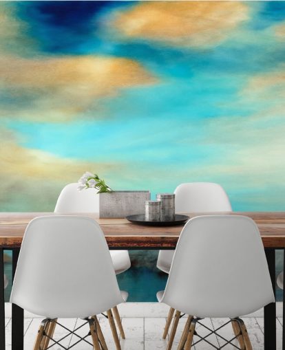 pintura de um azul expansivo e por que o céu sobre um papel de parede do rio pintura de um azul expansivo e por que o céu sobre um papel de parede do rio