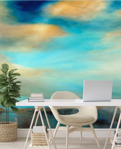 peinture d'un fond d'écran bleu et pourquoi ciel au-dessus d'une rivière peinture d'un fond d'écran bleu et pourquoi ciel au-dessus d'une rivière