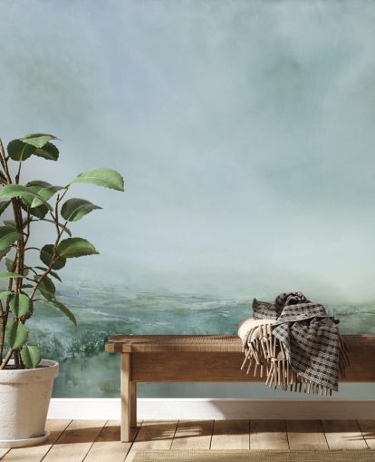 peinture abstraite d'un fond d'écran brumeux de bruyère