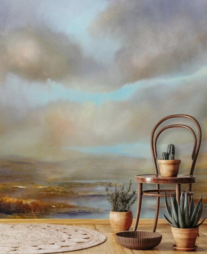 pilvinen taivas syksyn heathland tapetti pilvinen taivas syksyn heathland tapetti