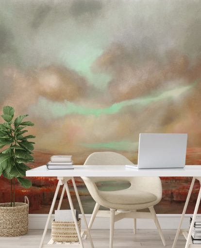 Punainen lakeus Sky Taustakuva