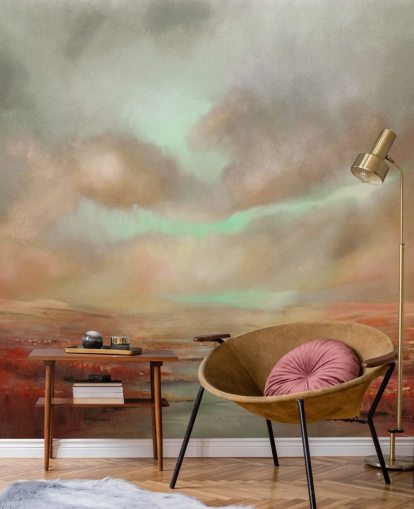 Röd vidd Sky Bakgrund