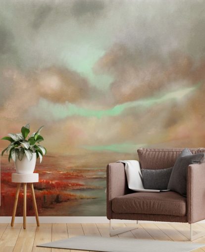 Punainen lakeus Sky Taustakuva