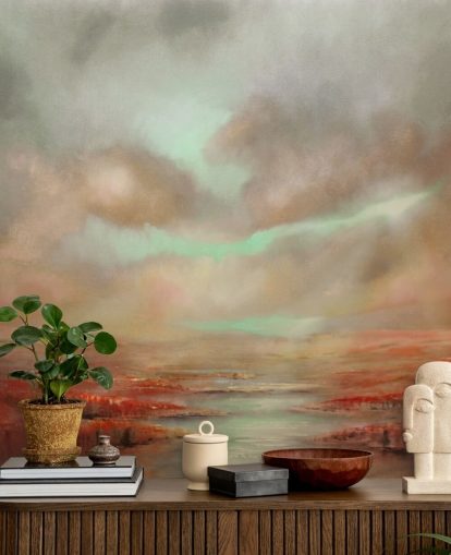 Red Expanse Sky Bakgrunn Red Expanse Sky Bakgrunn