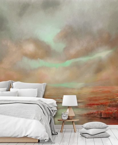 Red Expanse Sky behang