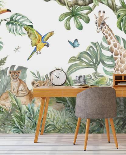 papel pintado de animales en la jungla papel pintado de animales en la jungla