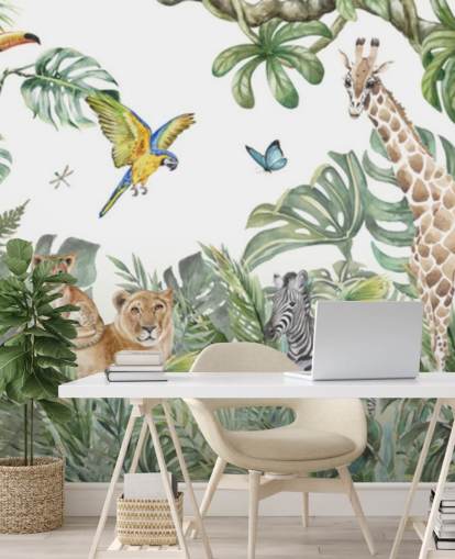 papel pintado de animales en la jungla papel pintado de animales en la jungla