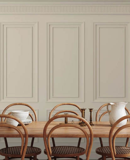 beige farvet panel tapet