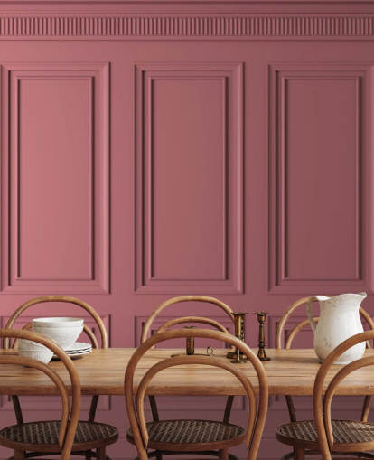 pink panel wallpaper with shadow