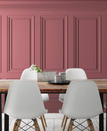 papier peint panneau rose avec ombre