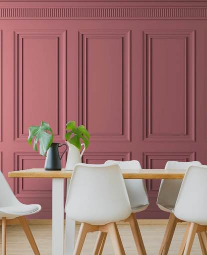 rosa panel tapet med skygge