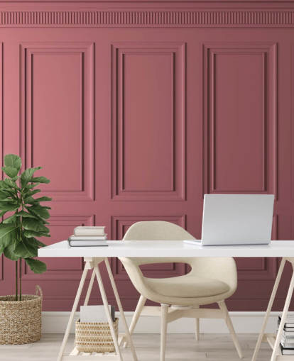 pink panel wallpaper with shadow