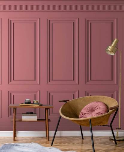 pink panel tapet med skygge