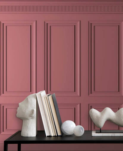 pink panel tapet med skygge pink panel tapet med skygge