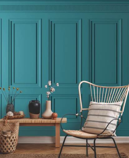 carta da parati rettangolare e quadrata verde acqua