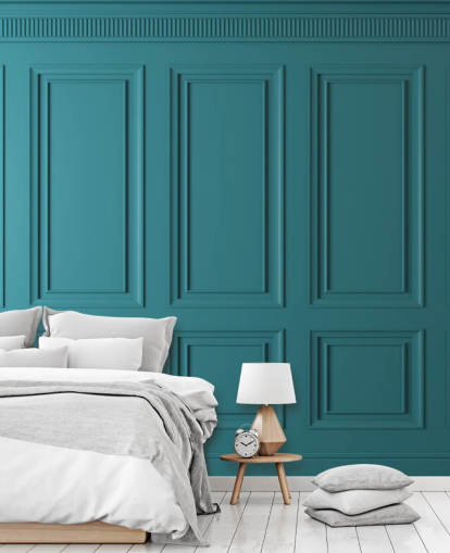 teal-green rectangle and square panel wallpaper teal-green rectangle and square panel wallpaper