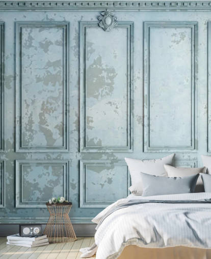 papel de parede de painel personalizado azul ovo de pato pálido chamado Duck Egg Panel para salas de estar e quartos papel de parede de painel personalizado azul ovo de pato pálido chamado Duck Egg Panel para salas de estar e quartos