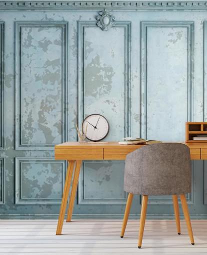 papel de parede de painel personalizado azul ovo de pato pálido chamado Duck Egg Panel para salas de estar e quartos papel de parede de painel personalizado azul ovo de pato pálido chamado Duck Egg Panel para salas de estar e quartos