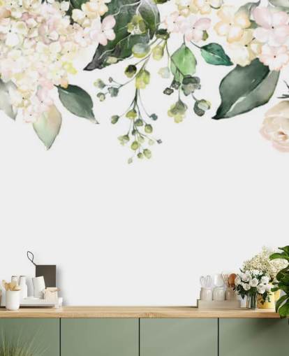 vita och gröna blommor hänger ner tapeter vita och gröna blommor hänger ner tapeter