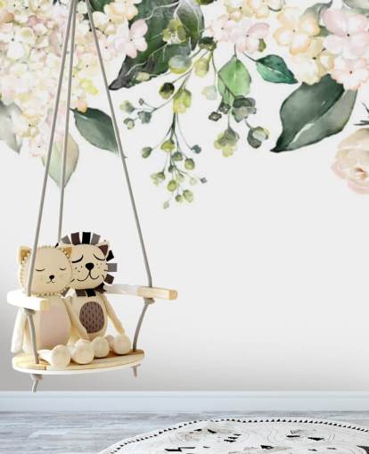 fleurs blanches et vertes pendantes papier peint fleurs blanches et vertes pendantes papier peint