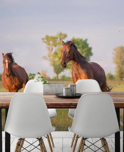 Horses Running Wallpaper