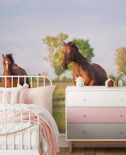 Horses Running Wallpaper