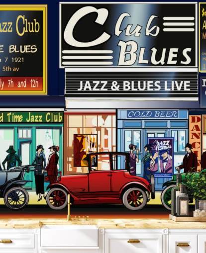 New York Retro New York Wallpaper