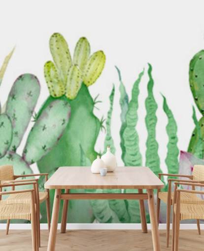 papier peint cactus aquarelle papier peint cactus aquarelle