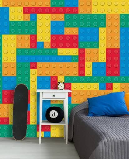 Farverige Lego Blocks Baggrund