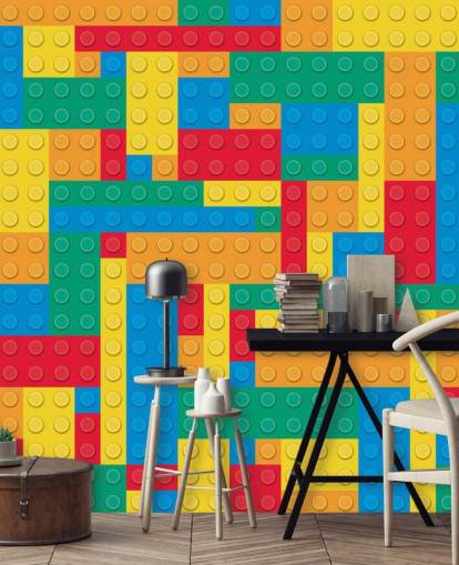 Papel pintado Bloques de Lego Papel pintado Bloques de Lego