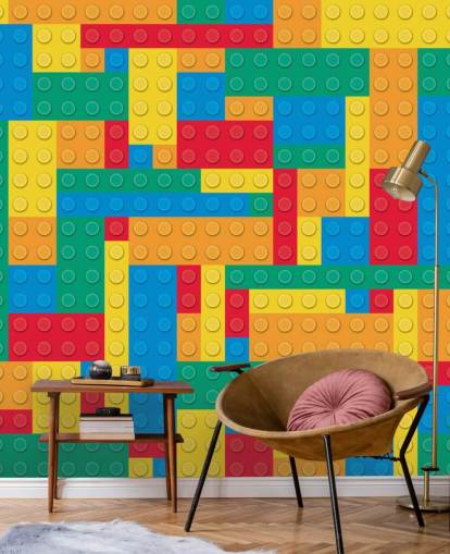 Colourful Lego Blocks Wallpaper
