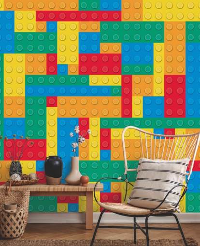 Colourful Lego Blocks Wallpaper