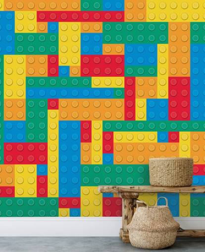 Färgglada Lego Blocks Bakgrund Färgglada Lego Blocks Bakgrund