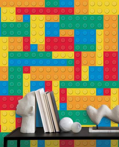 Bunte Lego-Blöcke Tapete