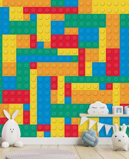 Colourful Lego Blocks Wallpaper