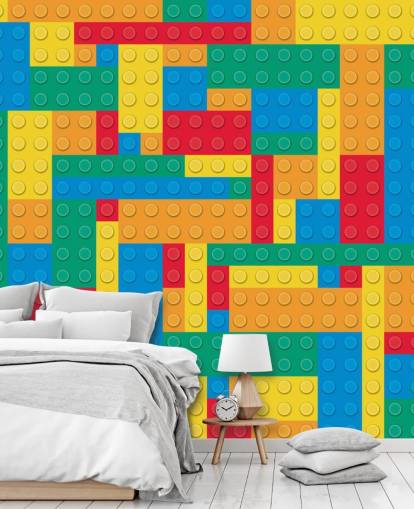 Colourful Lego Blocks Wallpaper