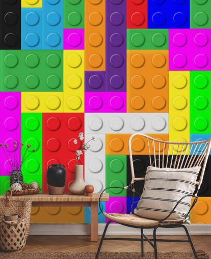 Colourful Bricks Wallpaper Colourful Bricks Wallpaper