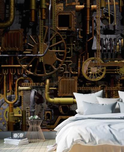 Machine Cogs and Wheels Wallpaper